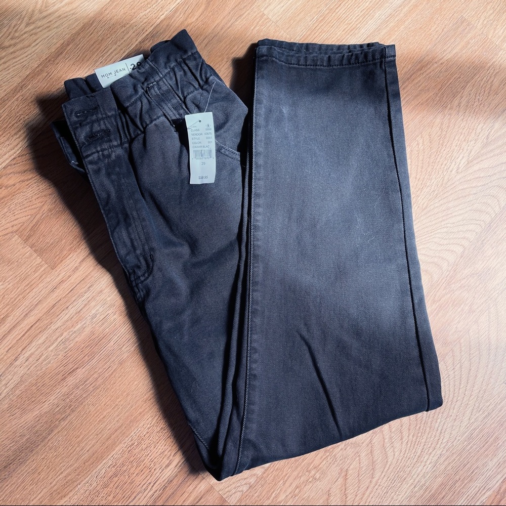 NWT Pacsun Black Paperbag Mom Jeans